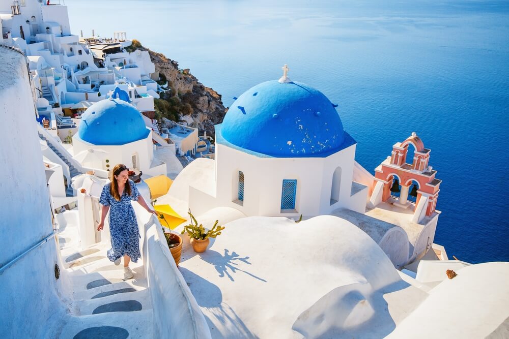 Santorini Греция pogoda